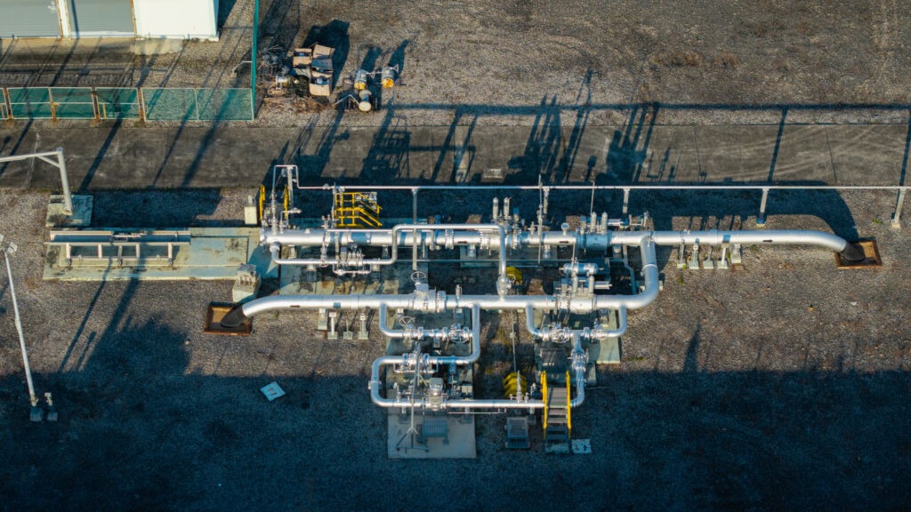 Oil Tanker Docked at Offshore Terminal